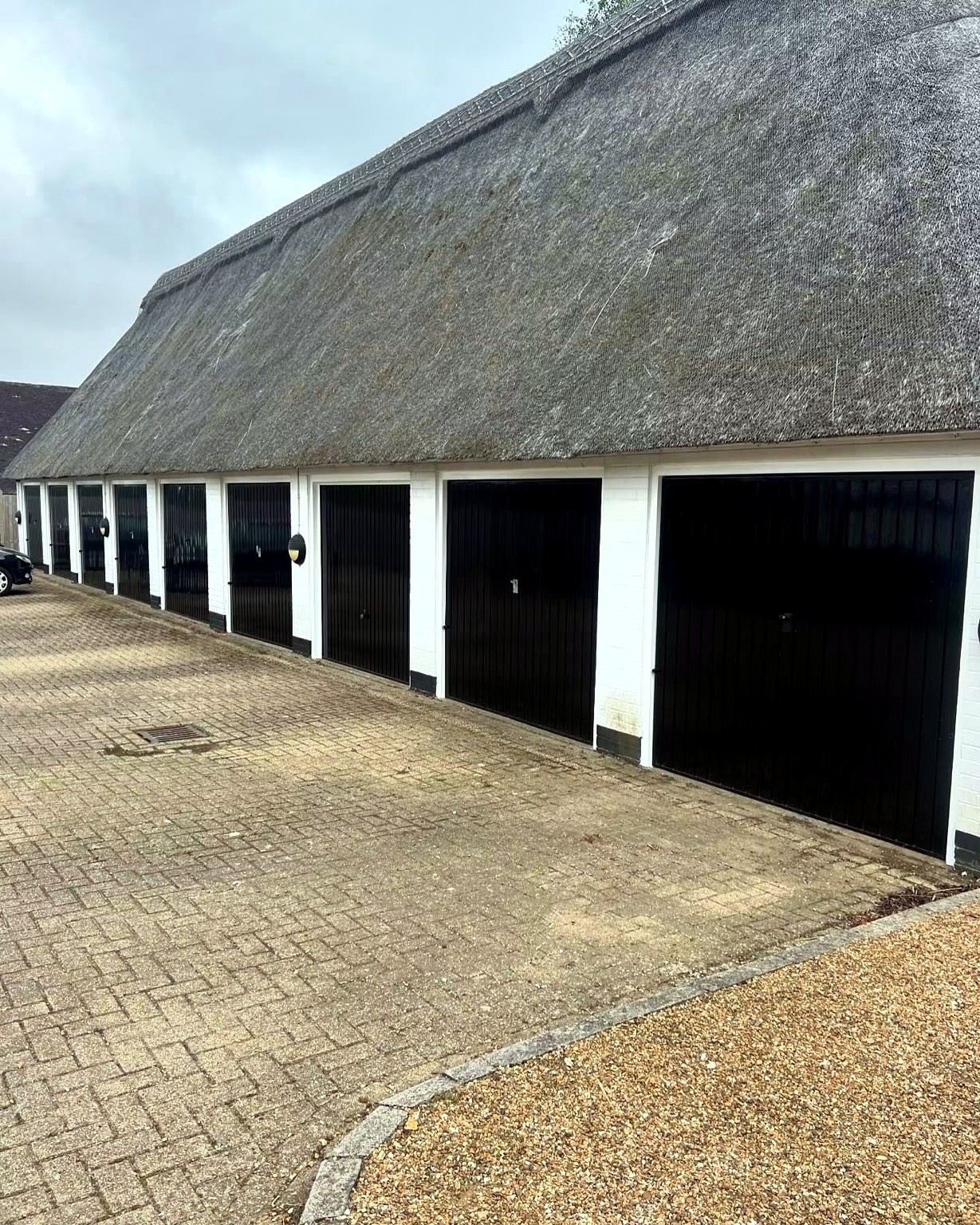 Finished garage doors